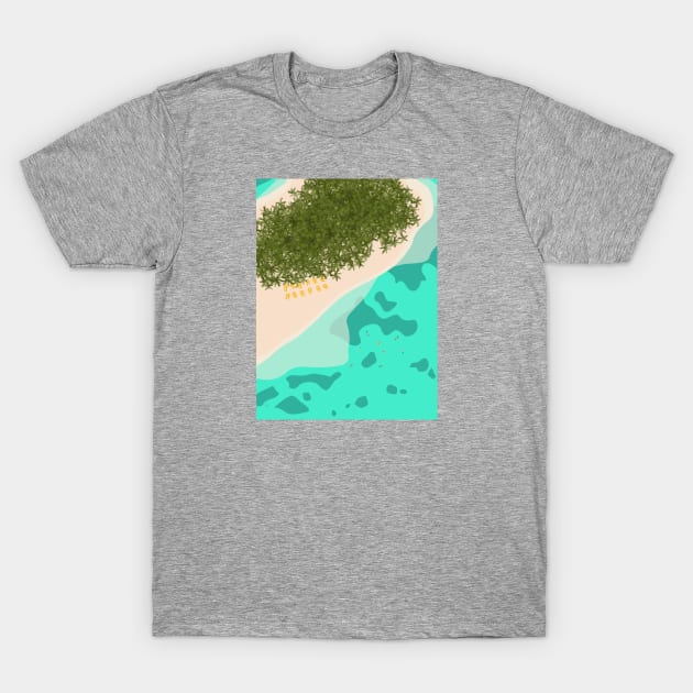 Managaha Island, Saipan, Northern Mariana Islands T-Shirt by lymancreativeco